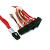 LSI LSI-8087-8482P-1M Int. Mini SAS (SFF-8087) to x4 (SFF-8482) SAS Cable with Power Connector - 1M LSI00179