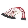 Startech SFF8484 to SFF8482 SAS Internal Cable with Power - 0.5m SAS8482P50