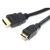 Mini HDMI-to-HDMI 1.3a 30AWG gold plated cable - 6ft A3645