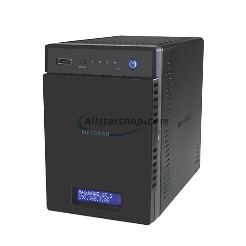 Netgear RN21400-100NES ReadyNAS RN214 4-Bay NAS Server - Diskless