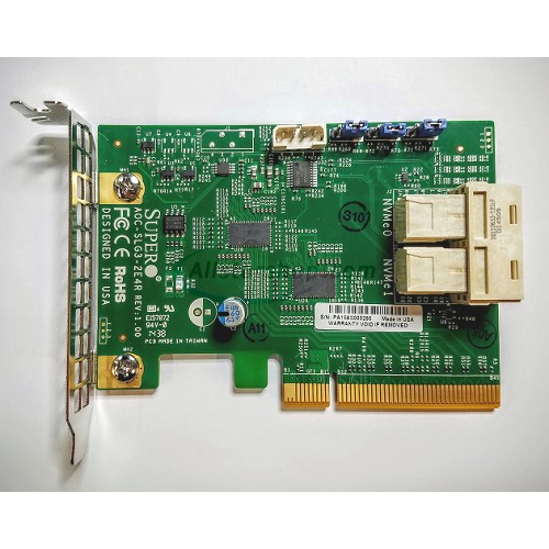 Supermicro AOC-SLG3-2E4R 2x U.2 SFF-8643 NVMe PCIe x8 adapter