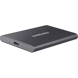 Samsung T7 USB-C Portable SSD - 500GB (Titan Gray)