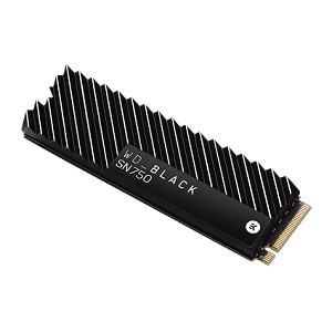 WD Black SN750 500GB PCIe NVMe M.2 2280 Gaming SSD with Heatsink