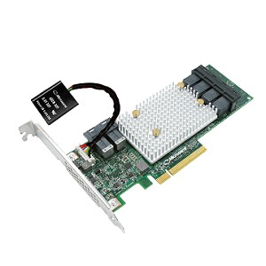 Adaptec SmartRAID 3154-24i 24-port 12Gb/s SAS PCIe 3.0 x8 RAID Controller (Single)