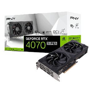 PNY GeForce RTX 4070 Super 12GB VERTO Overclocked Dual Fan PCIe 4.0 Video Card