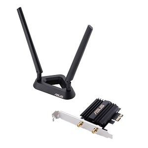 Asus PCE-AX58BT Dual Band Wifi 6 AX3000 Bluetooth 5.0 Combo PCIe Adapter