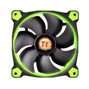 Thermaltake Riing 12 LED 120mm Fan - Green