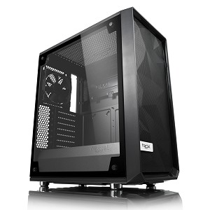 Fractal Design Meshify C Mid-Tower Case - Tempered Glass