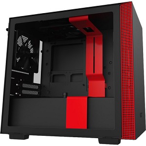 NZXT H210 Mini ITX Tower Case (Matte Black/Red)