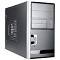 In Win EM013 Mini Tower w/ 350W (Black/Silver) EM013.T350SL