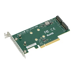 Supermicro AOC-SLG3-2M2 2x M.2 SSD PCIe add-on card