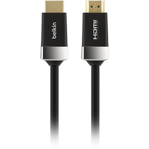 Belkin Advanced Series High Speed w/Ethernet HDMI Cable 4K/Ultra HD Compatible - 2 meter