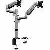 SIIG Dual Stacked Monitor Arm Desk Mount - 17" - 32"